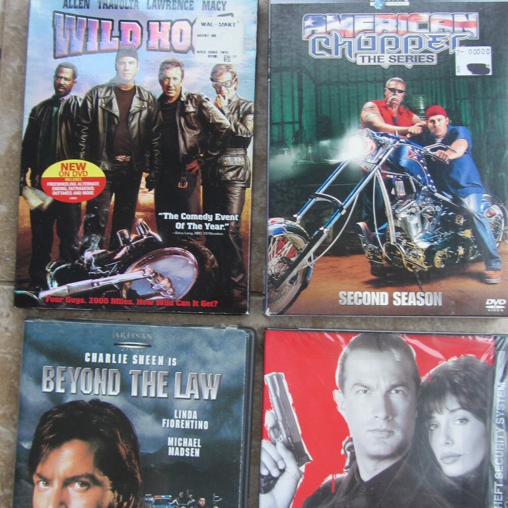 DVD Lot Sealed American Chopper Series Wild Hogs Comedy Action Drama Reality